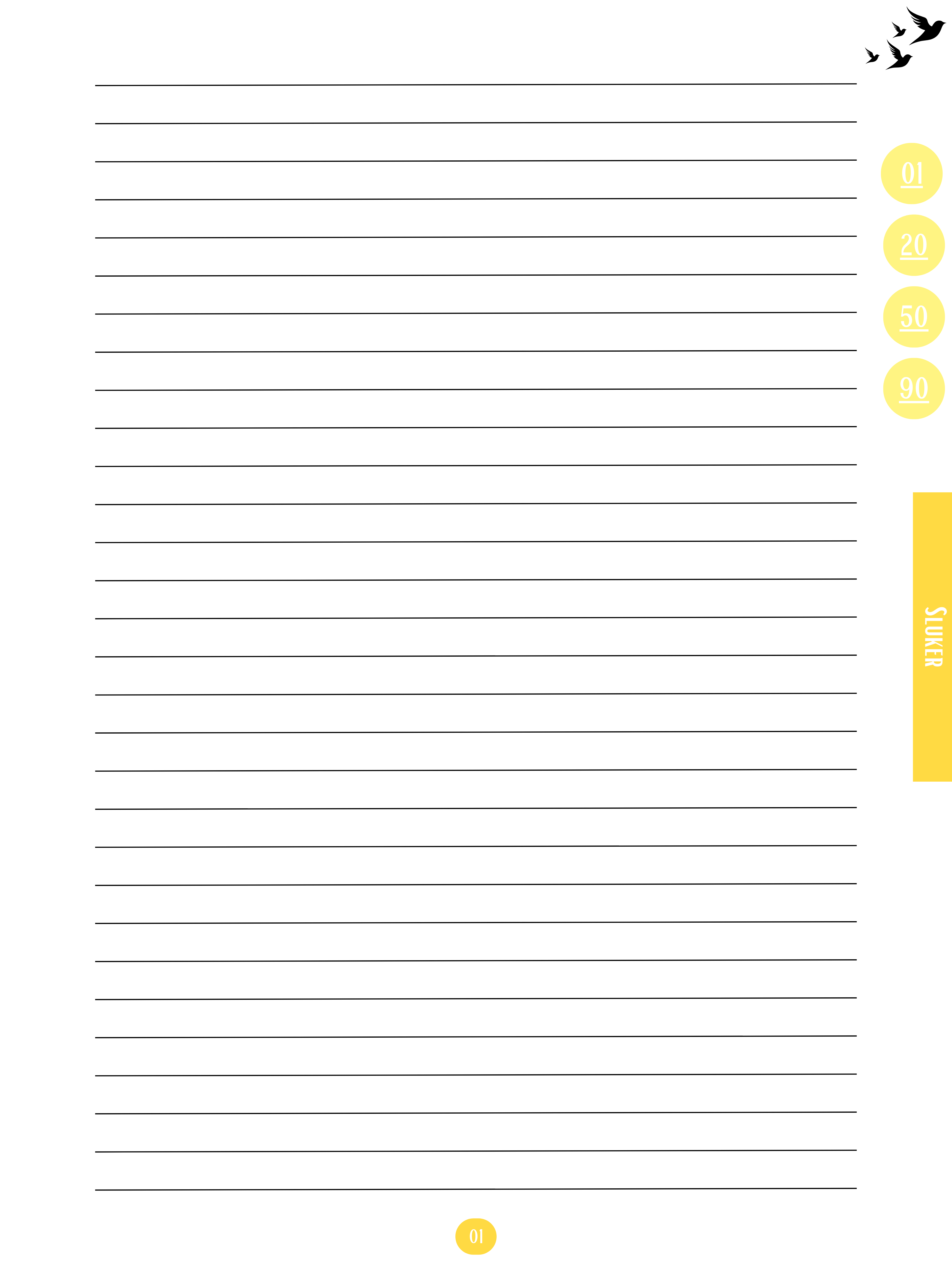 Caderno Digital Sluker Classic - Yellow Color 100 páginas