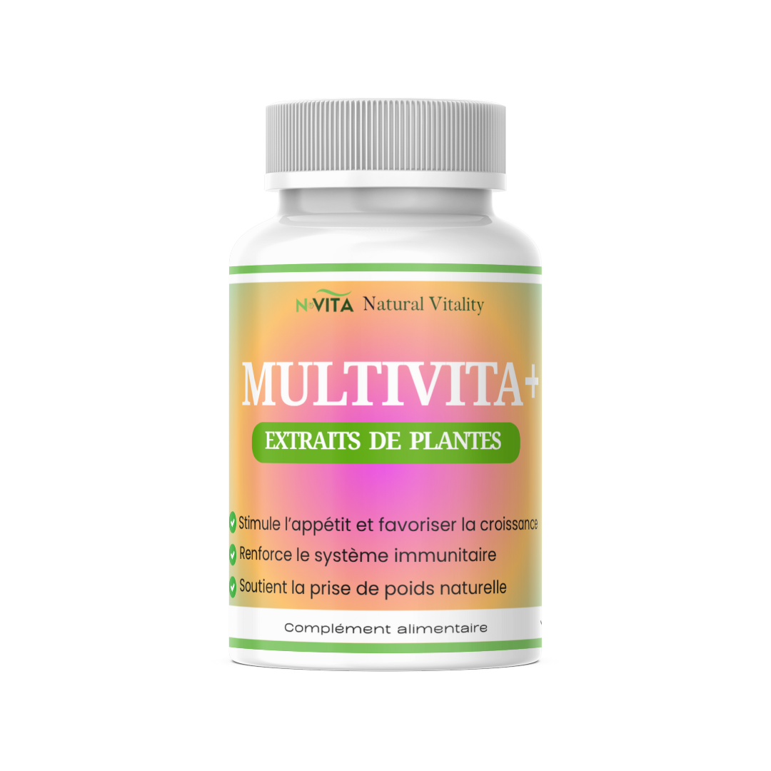 MULTIVITA+ Prise de poids naturelle - 60 gélules