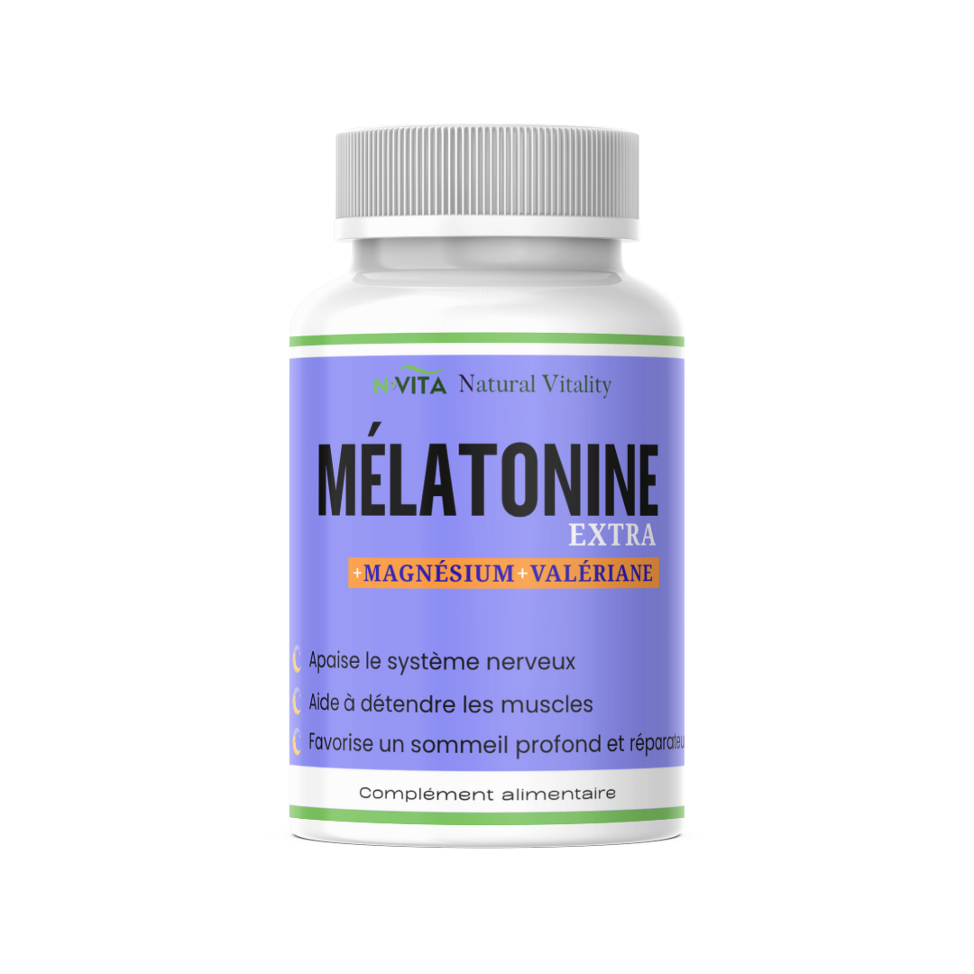 Mélatonine - Favorise un sommeil profond et réparateur - 60 gélules
