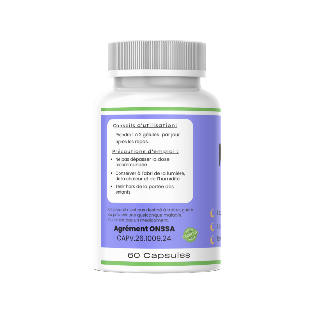 Mélatonine - Favorise un sommeil profond et réparateur - 60 gélules