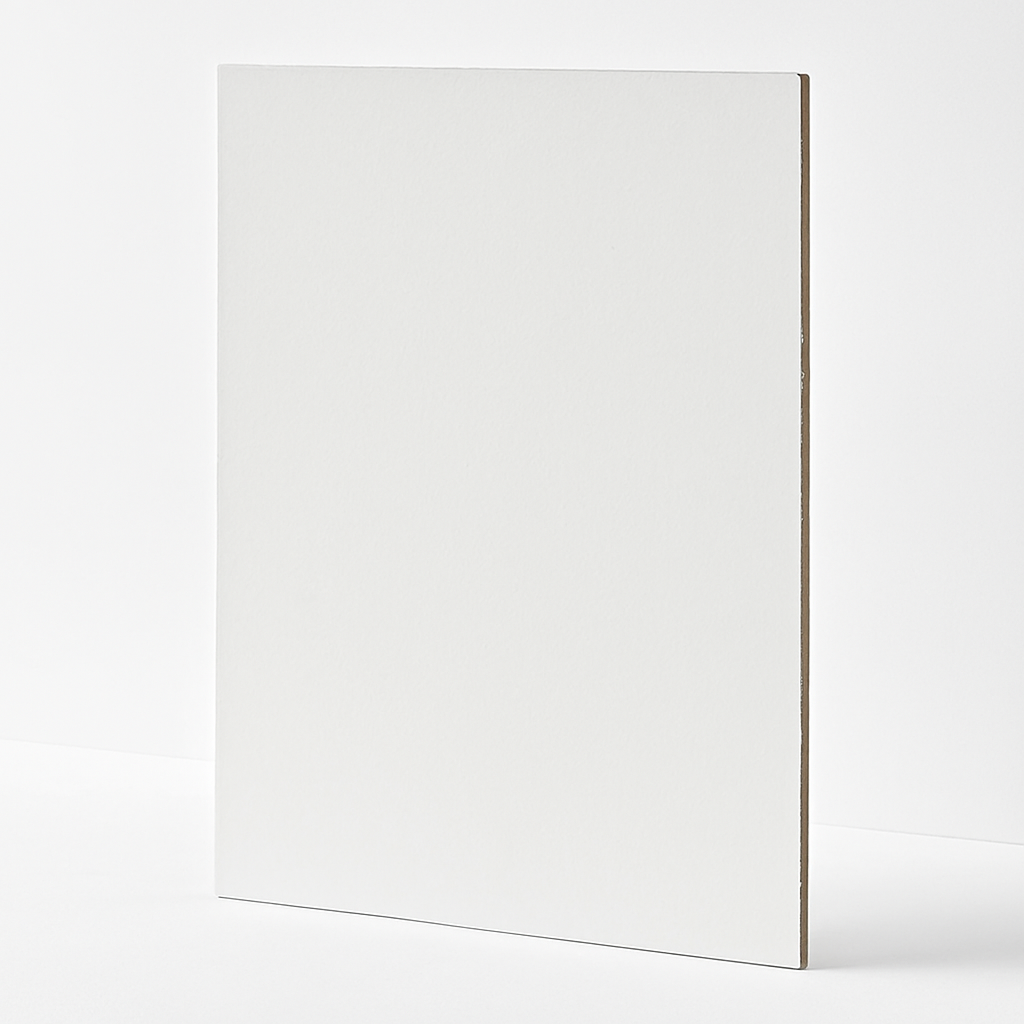 Tablero con imprimatura para óleo, acrílico y otras técnicas de: 40x50x.03   cm. Código: 1057