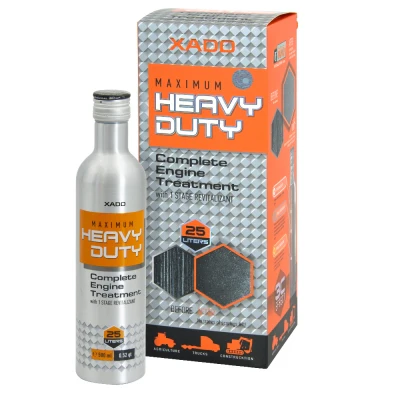 XADO Maximum Heavy Duty varikliams sunkiai technikai