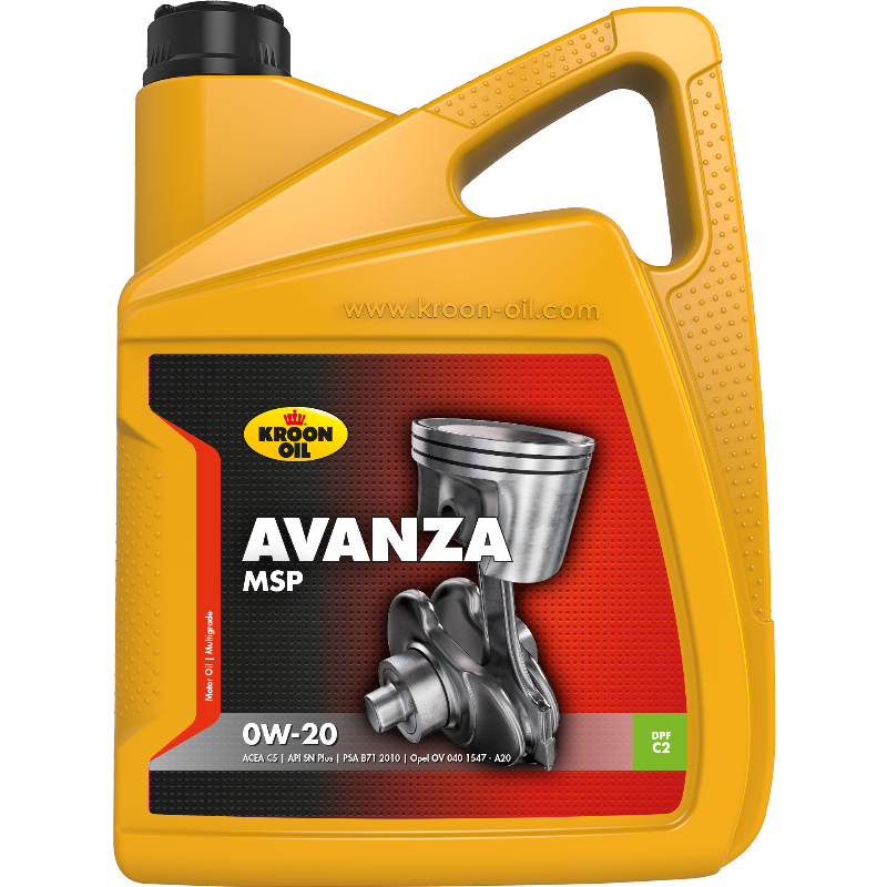 Kroon Oil Avanza MSP 0W-20 5L