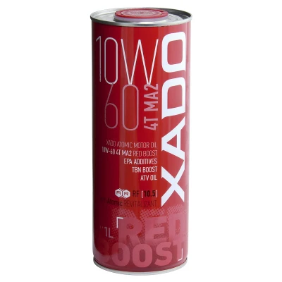XADO Atomic Oil 10W-60 4T MA2 RED BOOST 1L