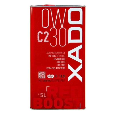 XADO Atomic Oil 0W-30 C2 RED BOOST 5L