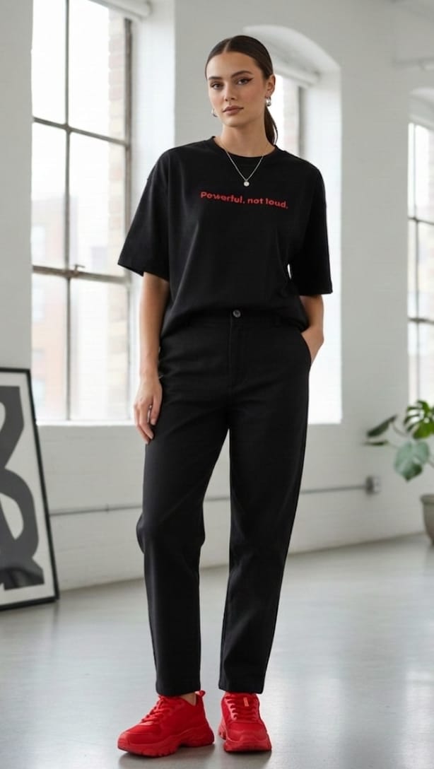 Powerful, Not Loud - Oversized Unisex Tee