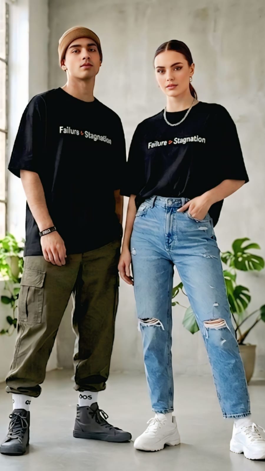Failure > Stagnation - Oversized Unisex Tee