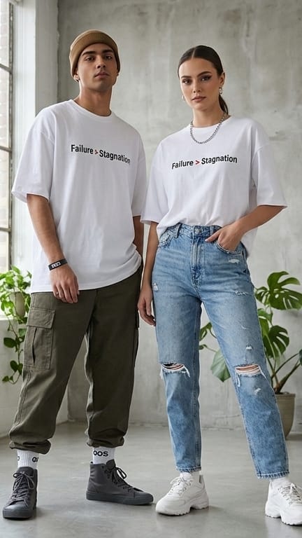 Failure > Stagnation - Oversized Unisex Tee