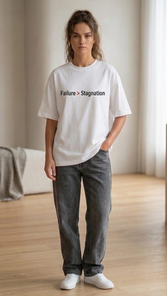 Failure > Stagnation - Oversized Unisex Tee