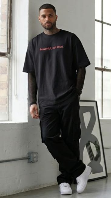 Powerful, Not Loud - Oversized Unisex Tee