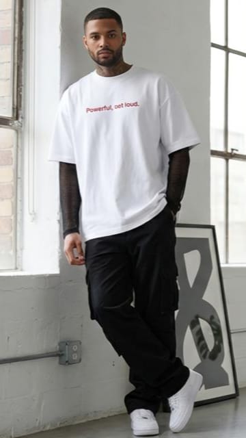 Powerful, Not Loud - Oversized Unisex Tee