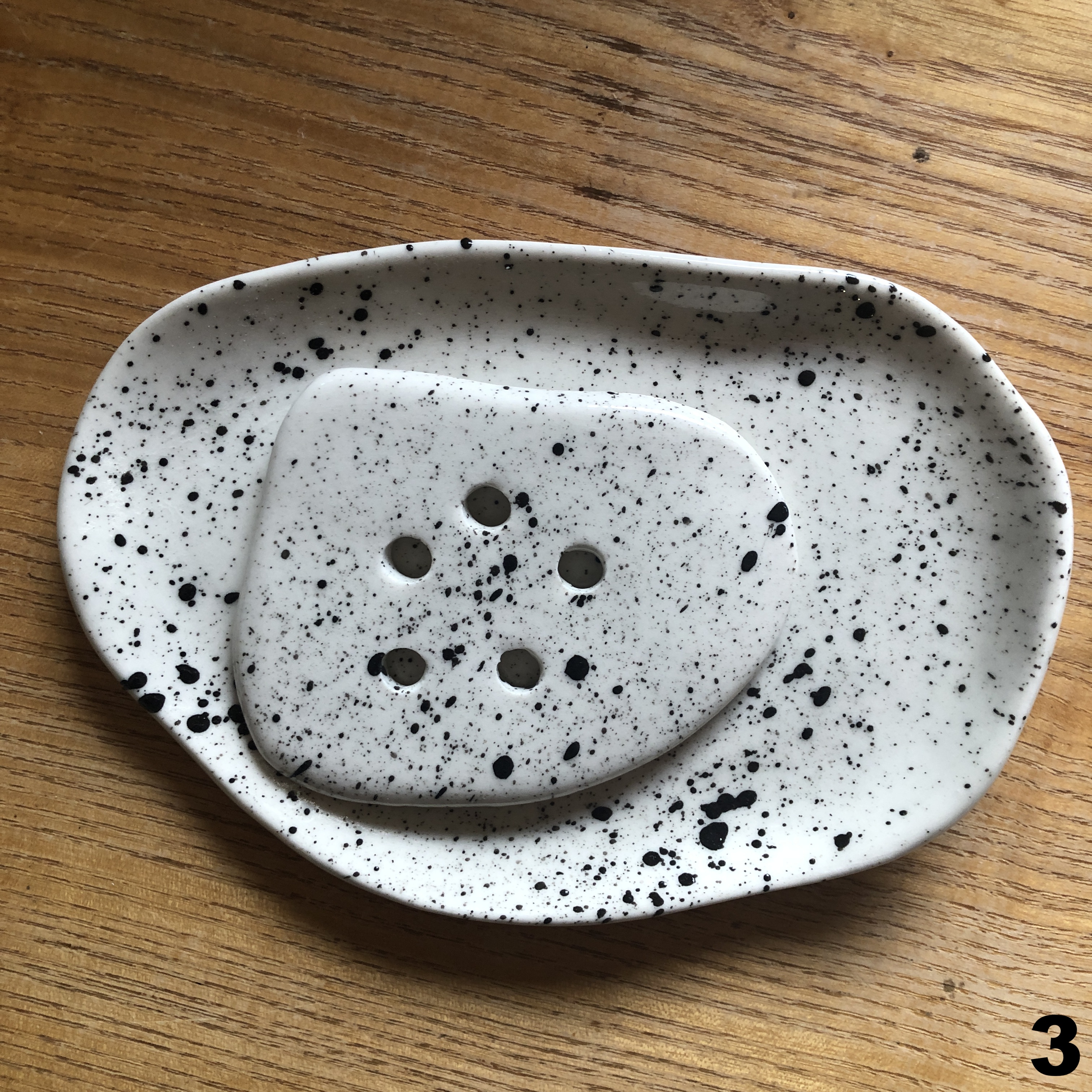 Porte-savon céramique