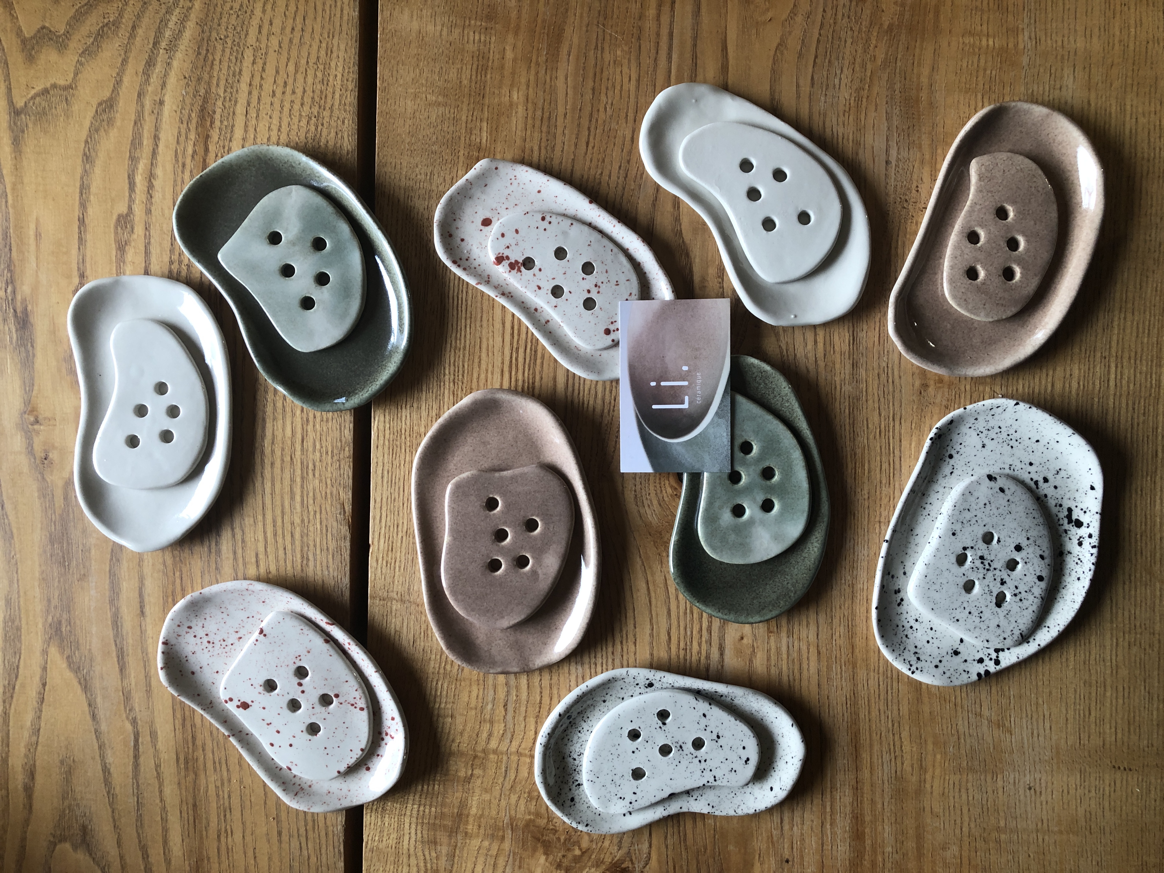 Porte-savon céramique