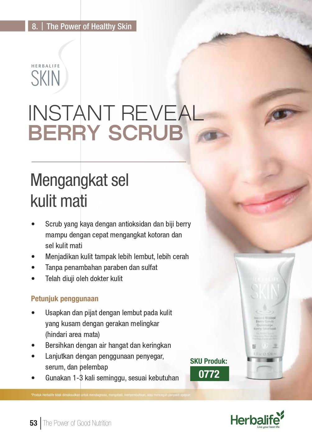 SKIN Instant Reveal Berry Scrub