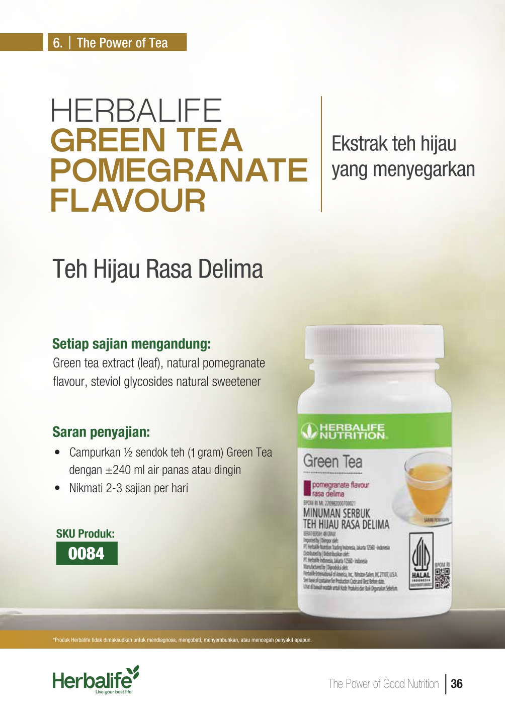 Herbalife Green Tea Pomegranate