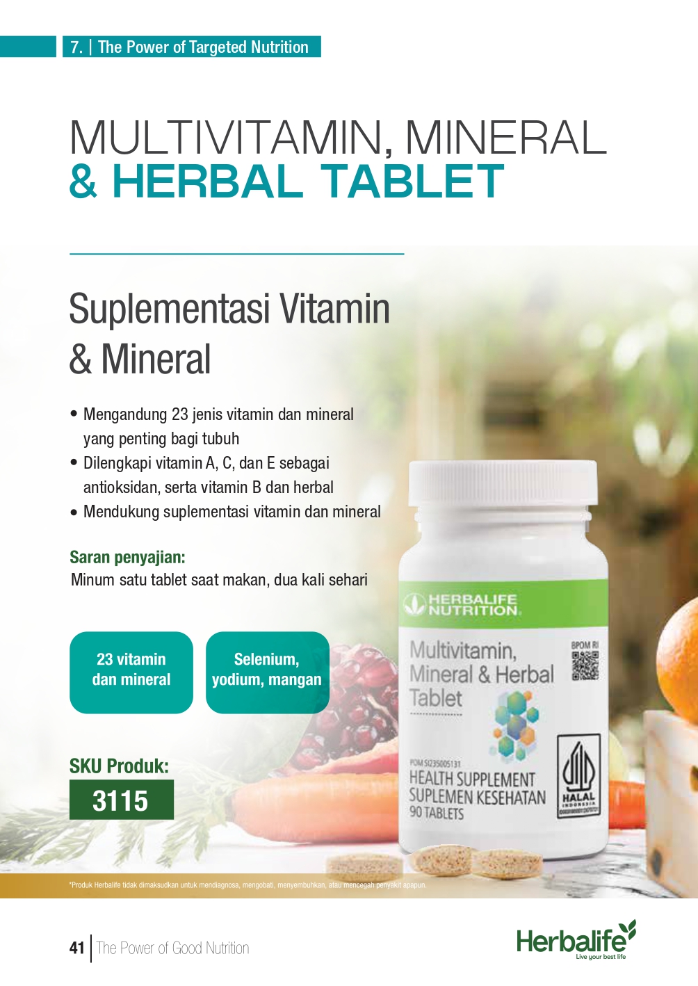 Multivitamin, Mineral & Herbal Tablet