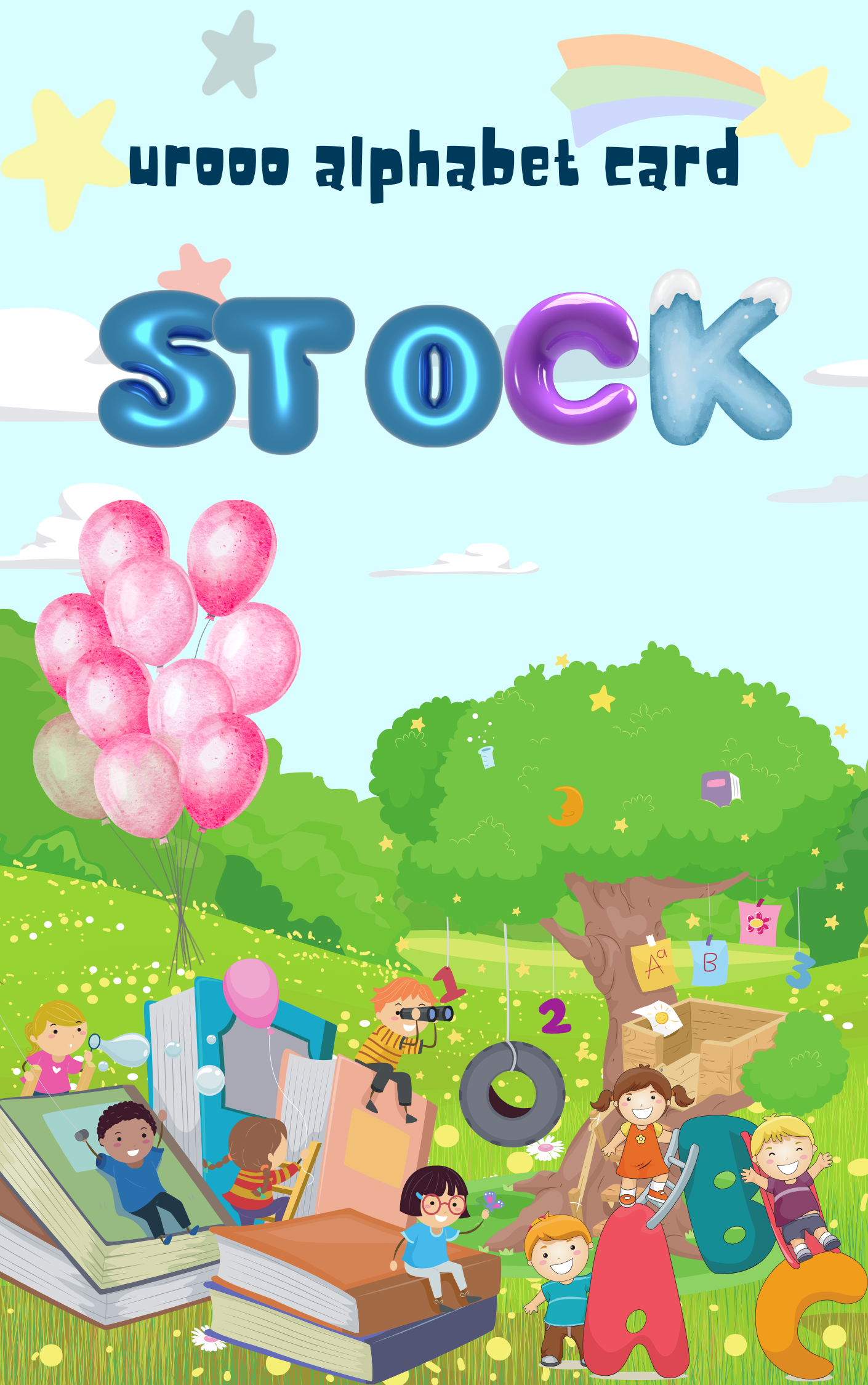 Urooo Alphabet Card - STOCK