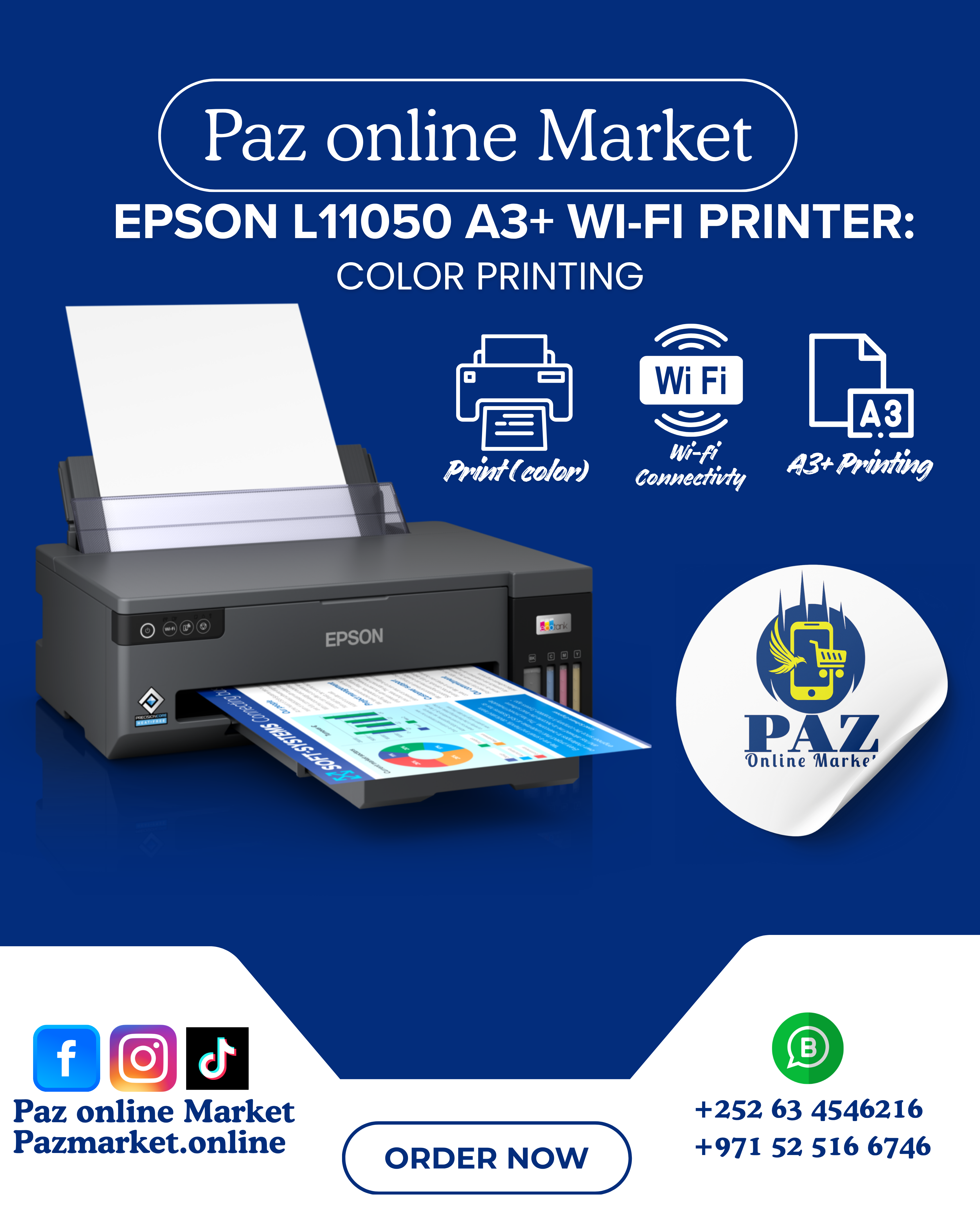 Epson L11050 A3+ Wi-Fi Printer