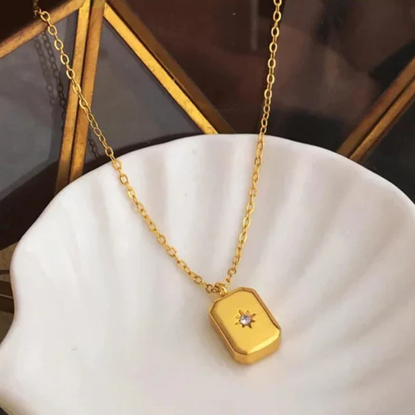 Starseed Gold Pendant Necklace