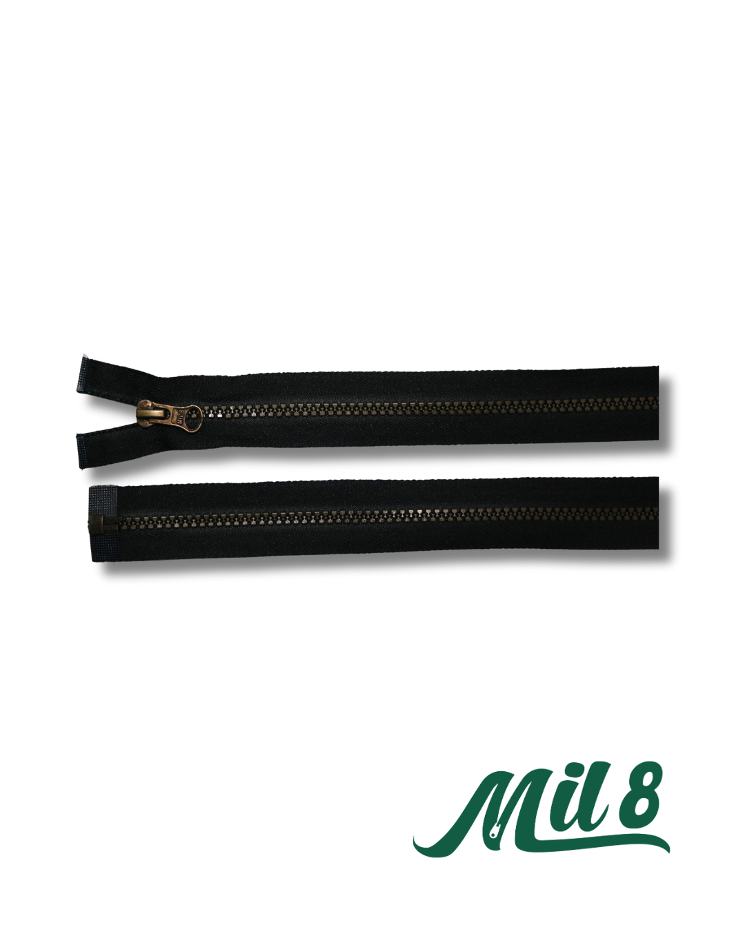 Cierre Diente de Perro Empavonado Separable