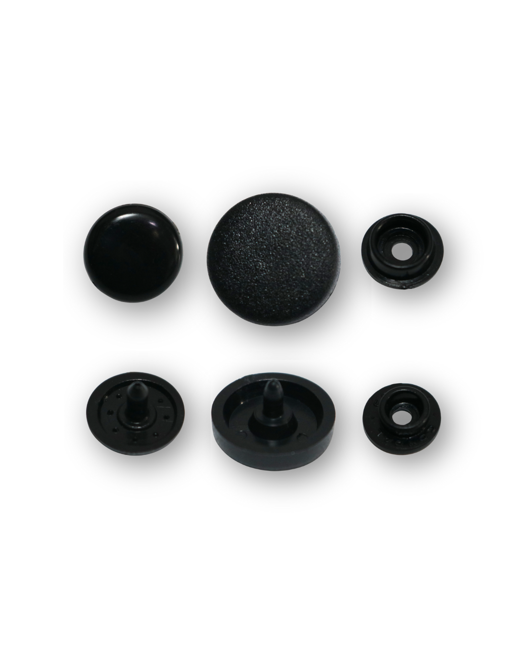 Broche alto de plástico