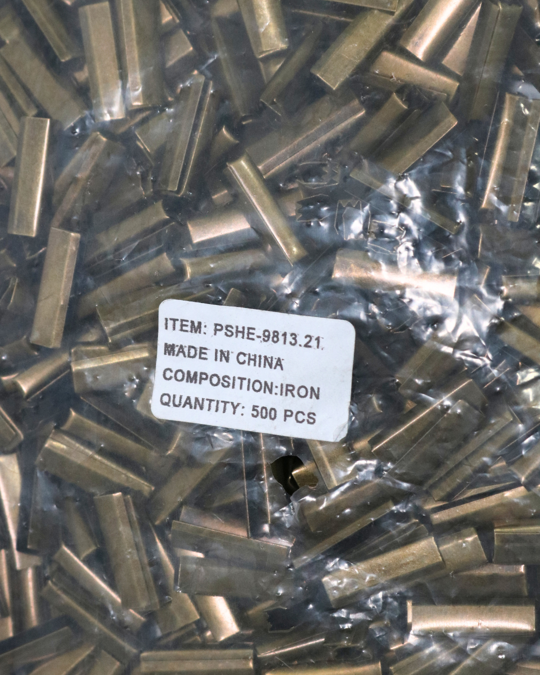 Puntera metálica de Hierro y Bronce