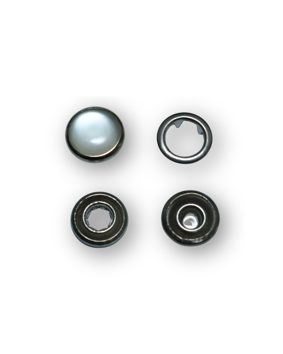 Broche Doble Aro Perla