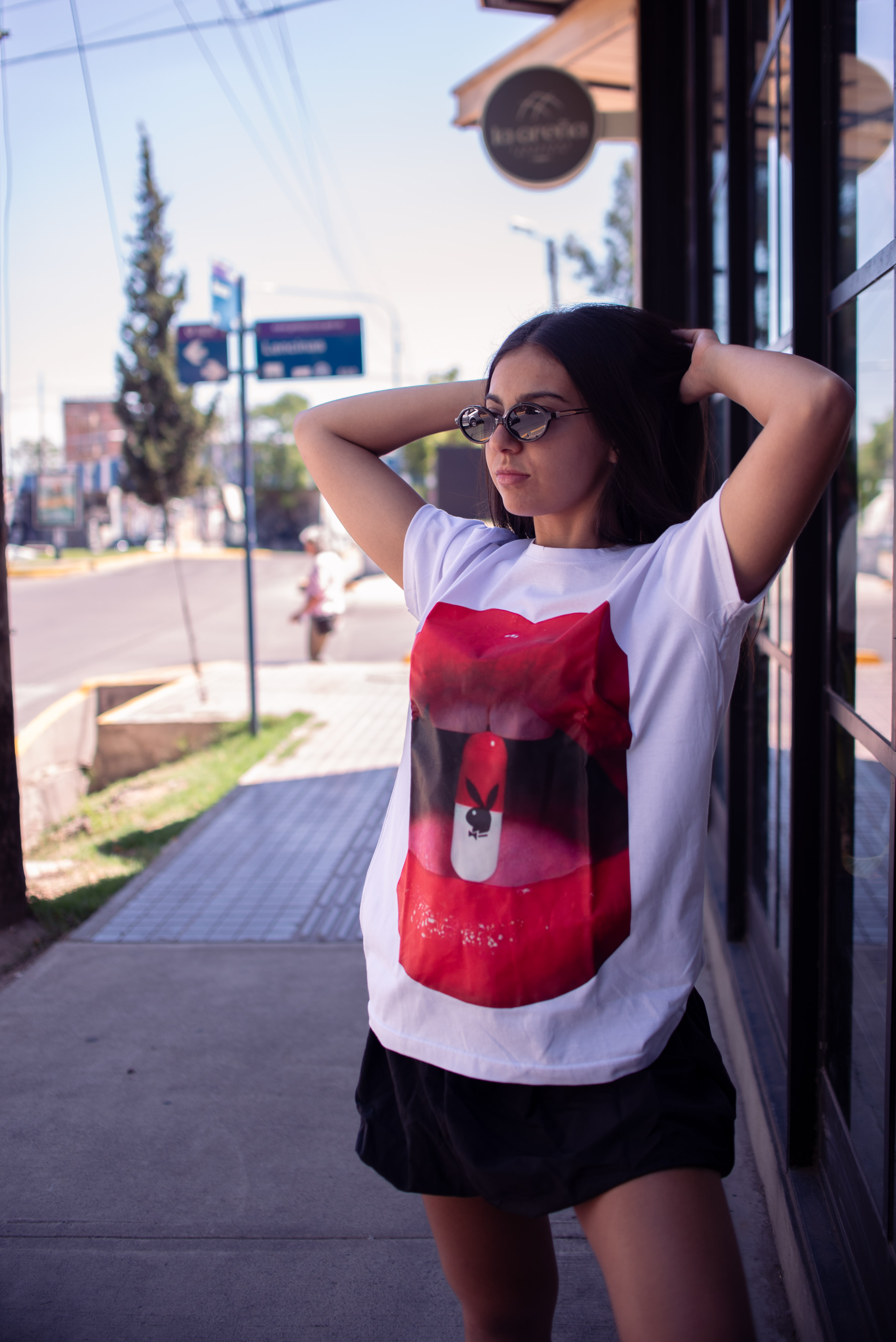 Remera Oversize / Lips Playboy