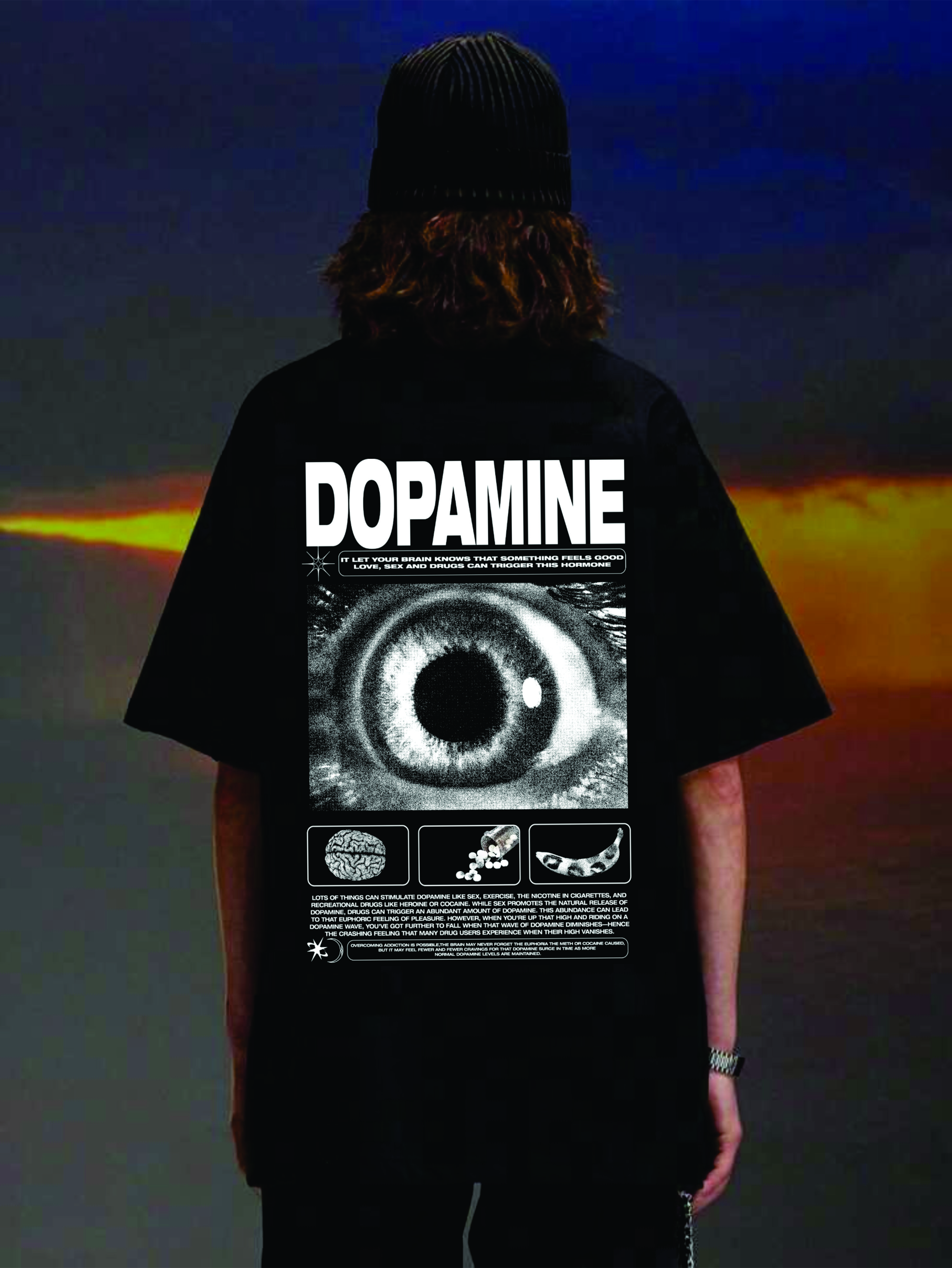 Camiseta Oversize / Dopamine edición limitada