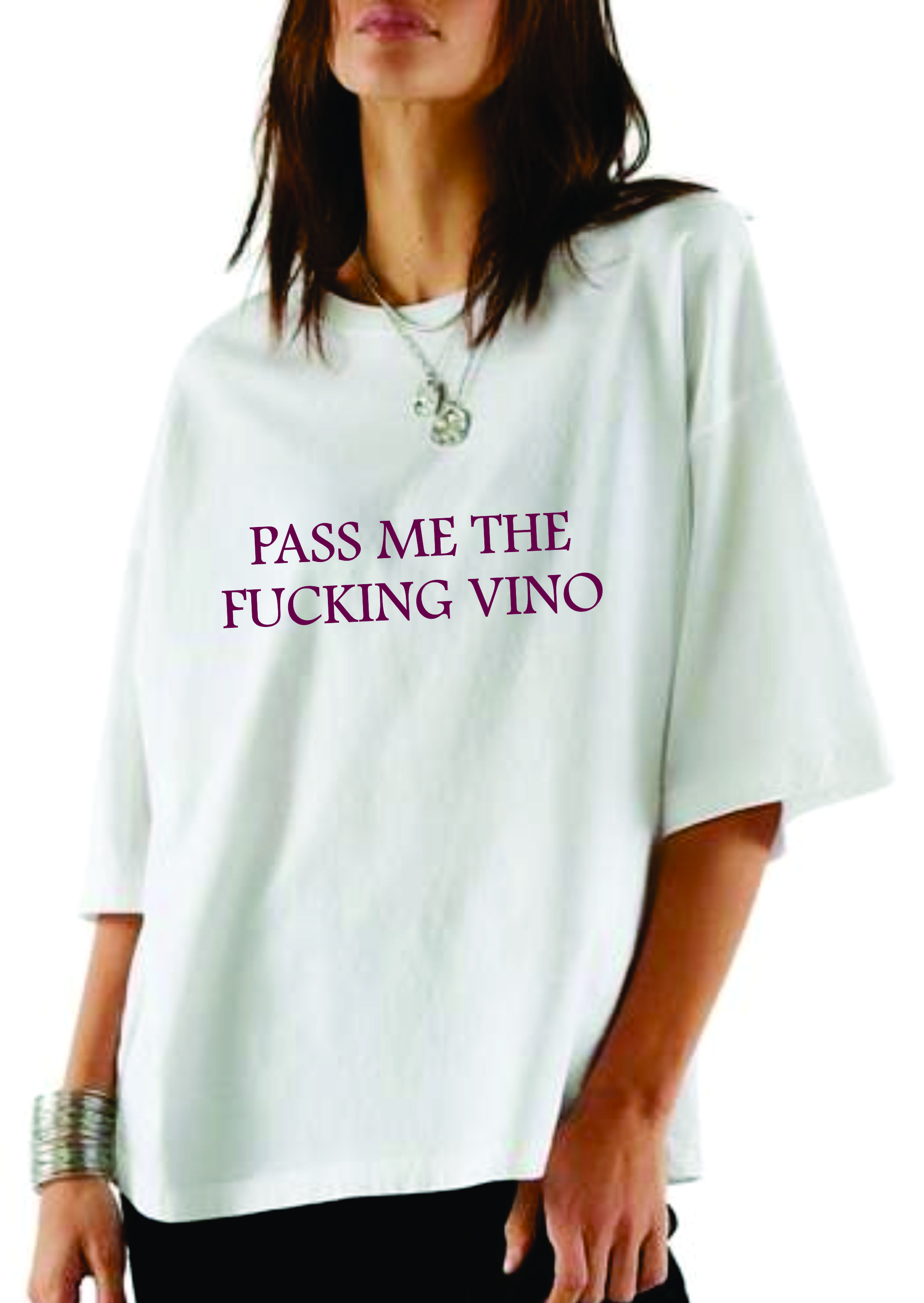 Camiseta 'Pass Me The Fucking Vino'