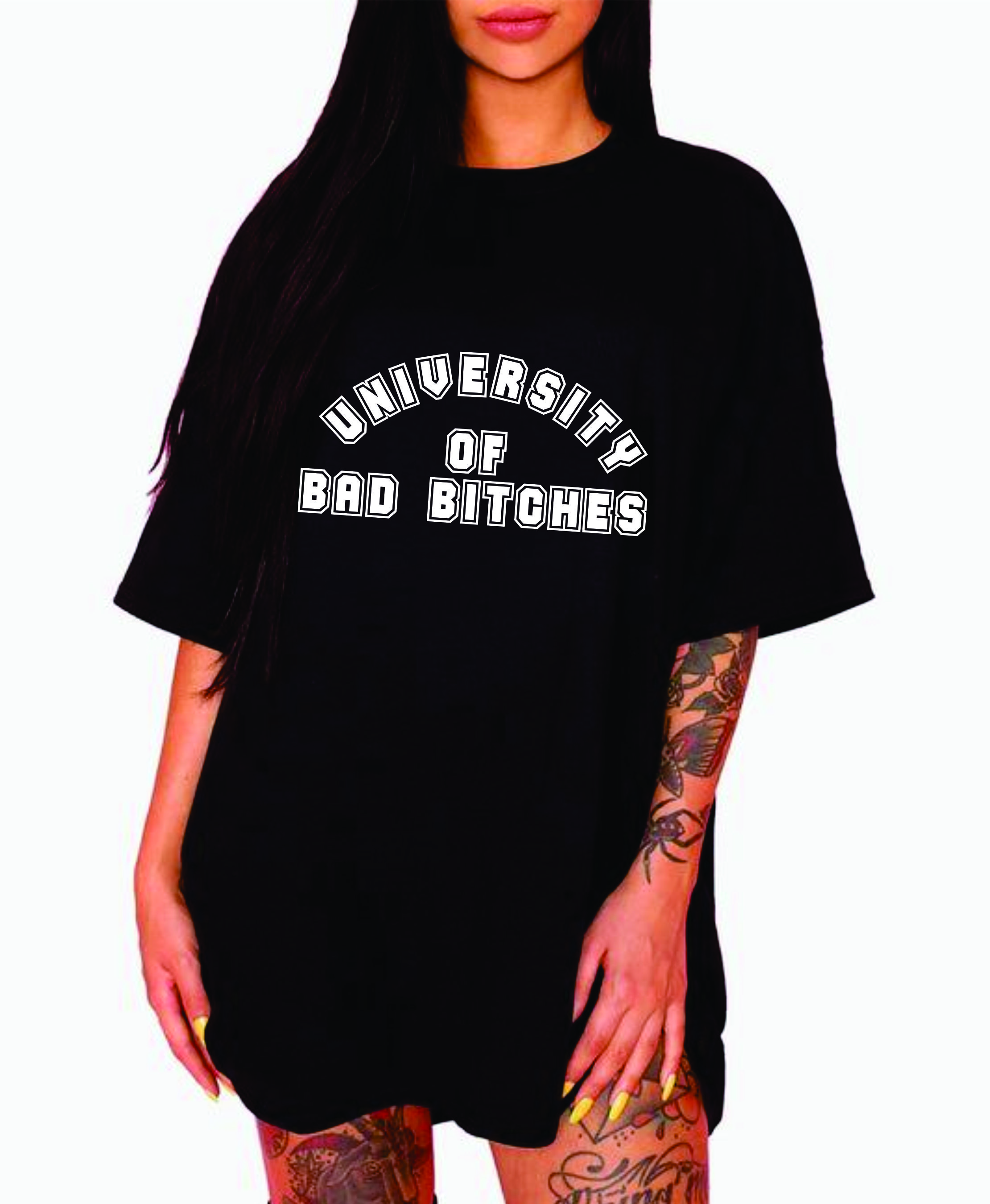 Remera Oversize / University Of Bad Bitches