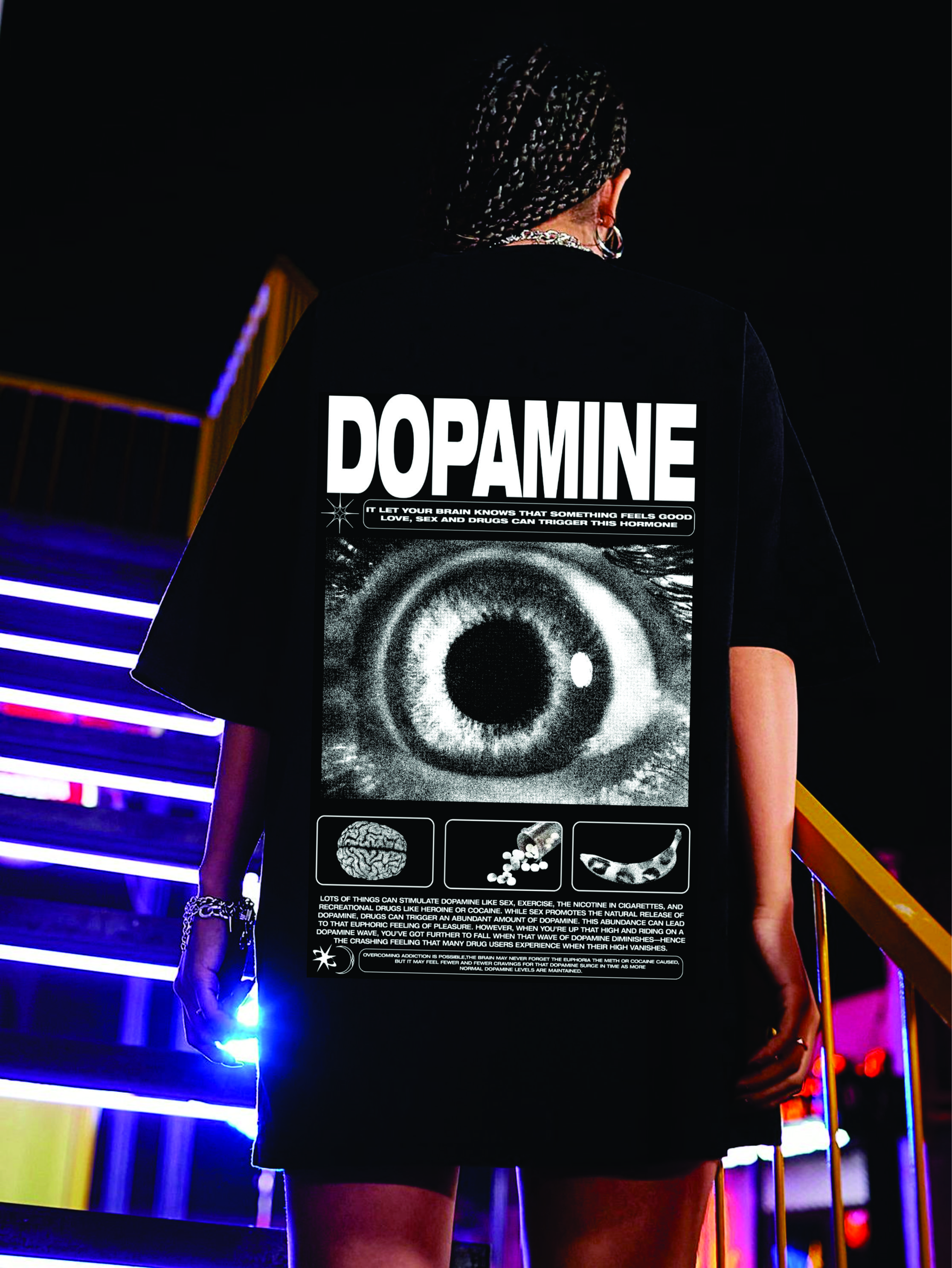 Camiseta Oversize / Dopamine edición limitada
