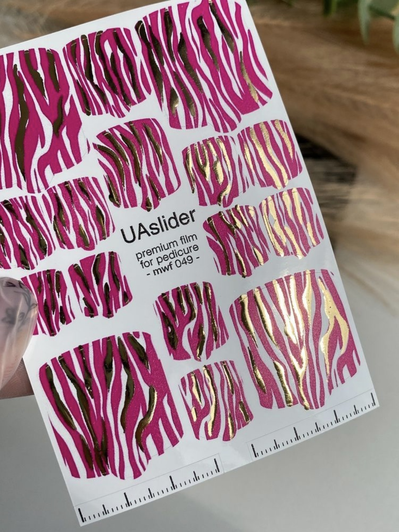 Premium nagų plėvelės pedikiūrui