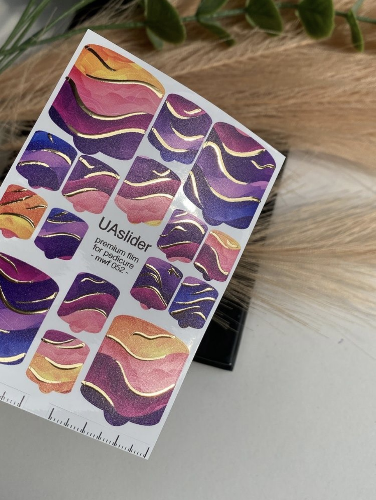 Premium nagų plėvelės pedikiūrui