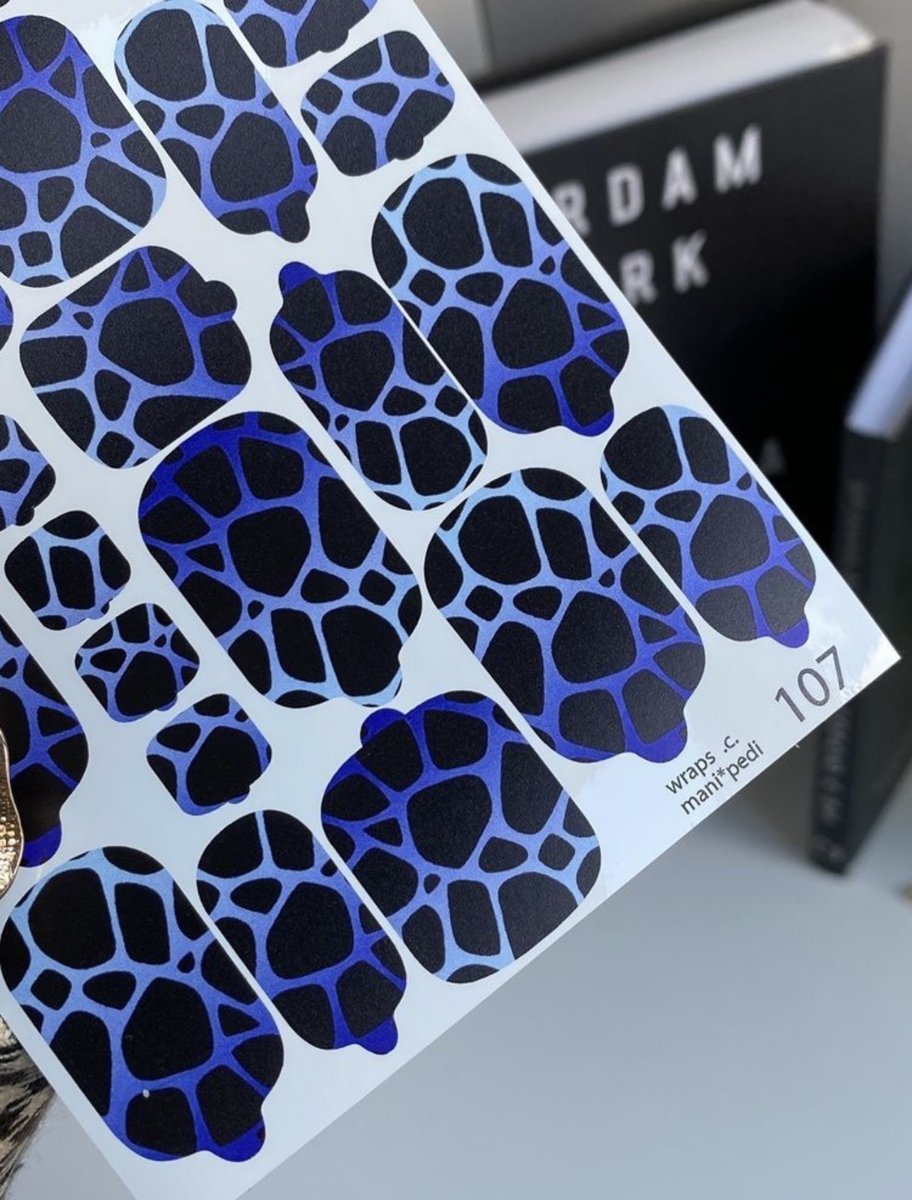 Nagų plėvelių komplektas | manikiūrui ir pedikiūrui 107