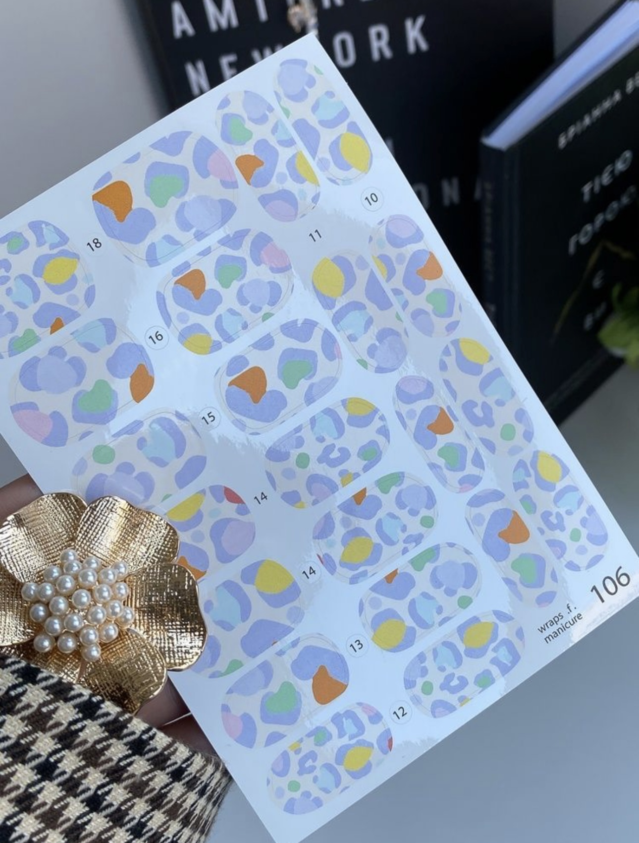 Nagų plėvelės manikiūrui | 106