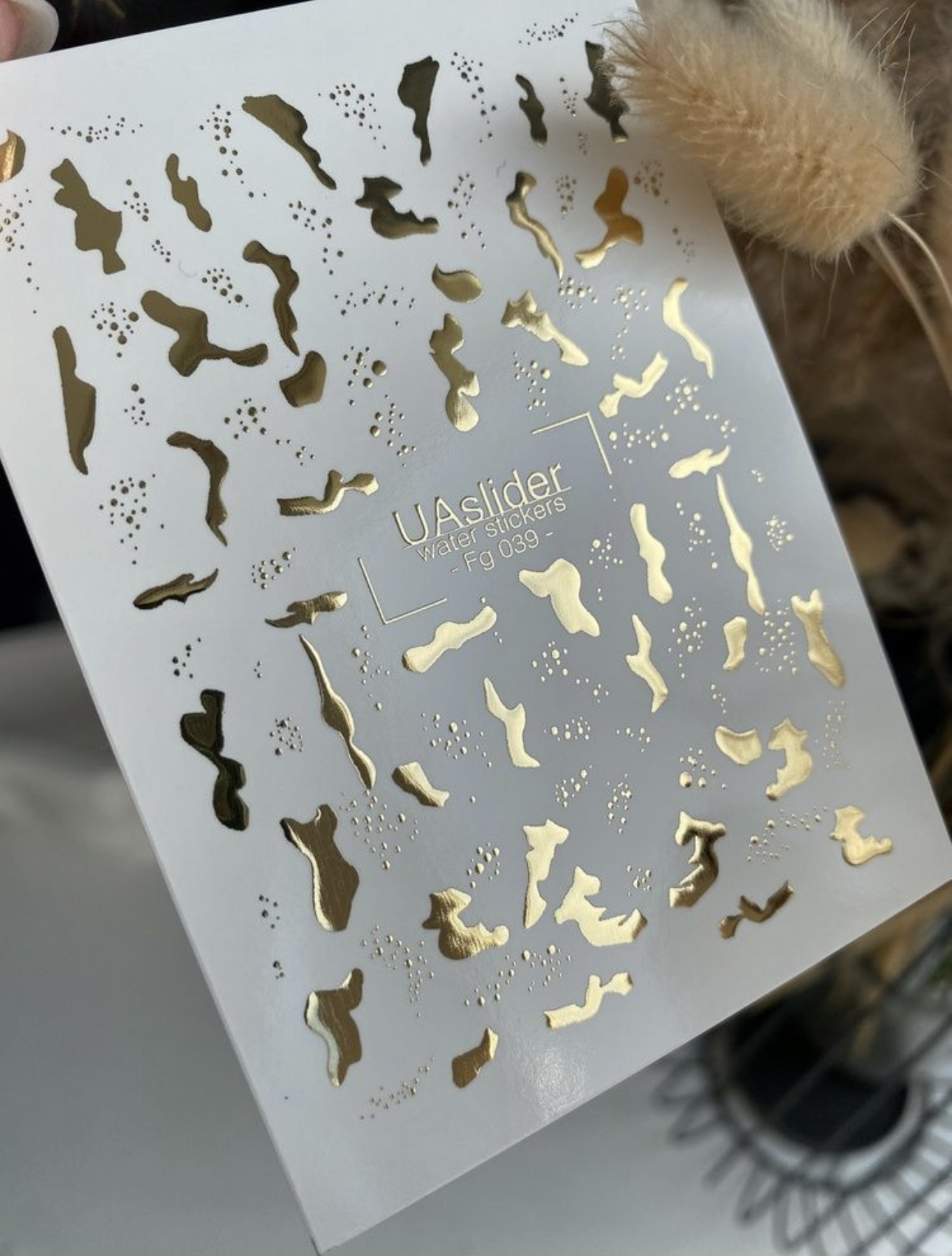 Vandens nagų plėvelių dizainai Fg 039