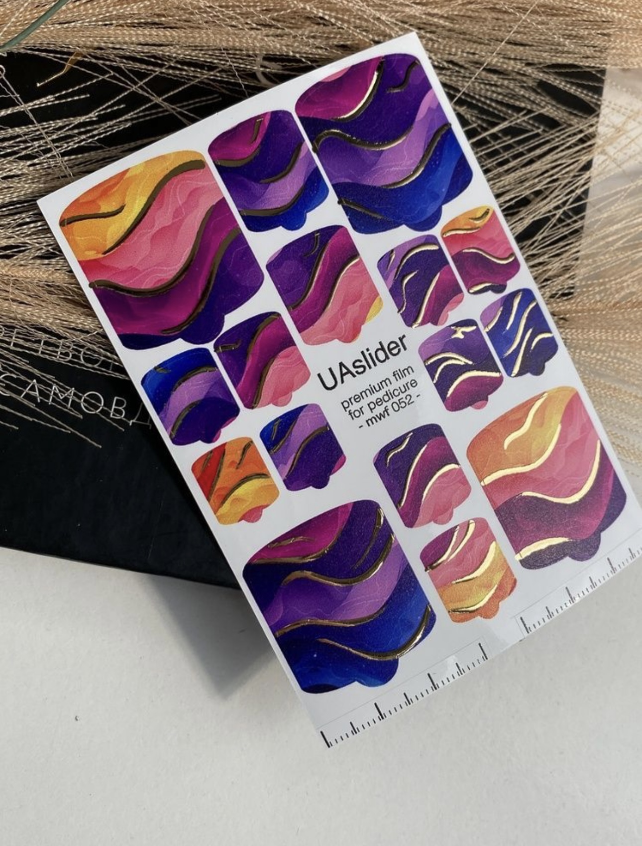 Premium nagų plėvelės pedikiūrui