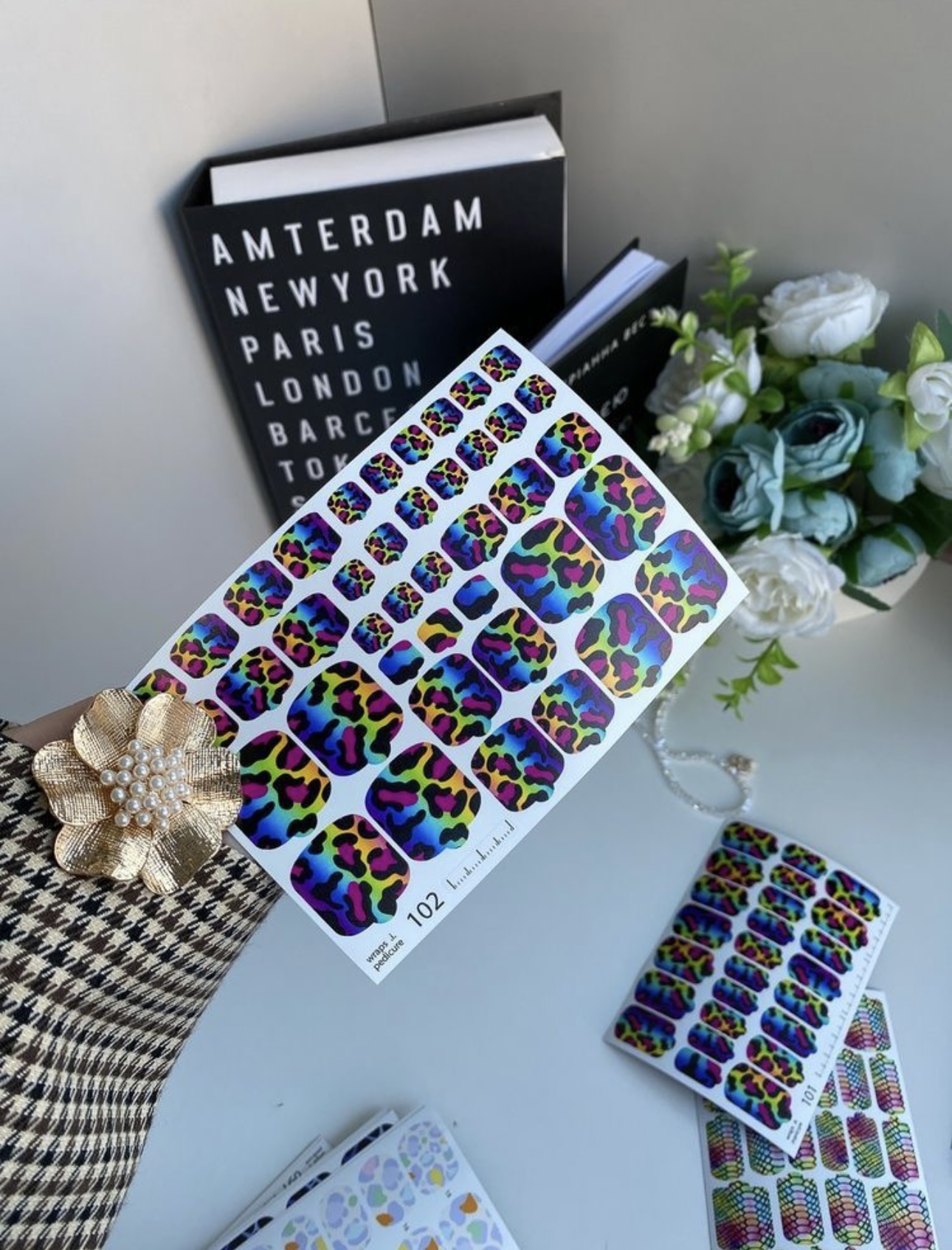 Nagų plėvelės pedikiūrui | 102