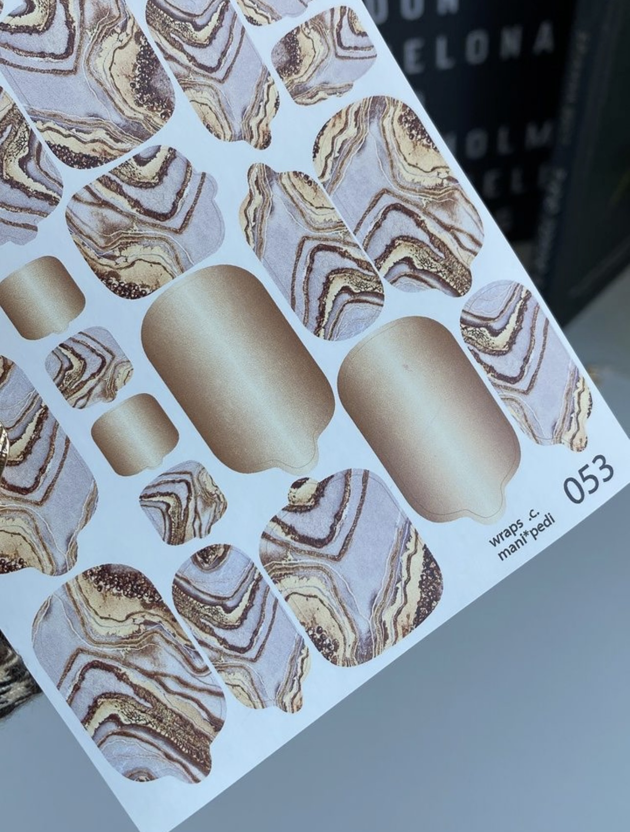 Nagų plėvelių komplektas manikiūrui ir pedikiūrui | 053