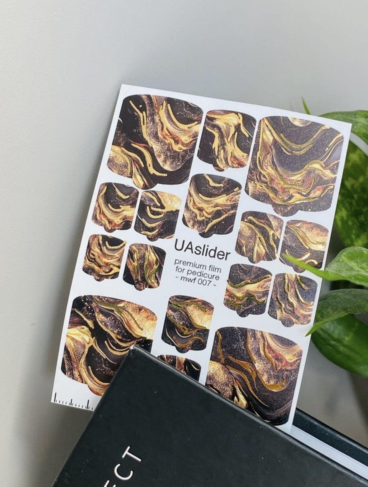 Premium nagų plėvelės pedikiūrui