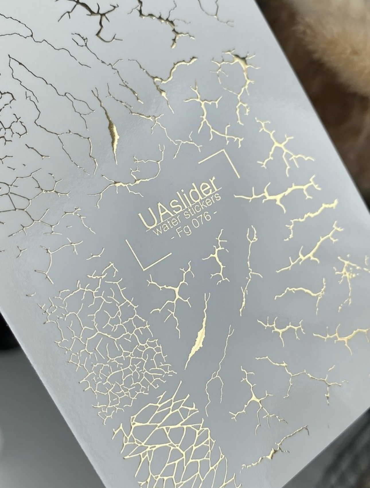 Vandens nagų plėvelės dizainui Fg 076