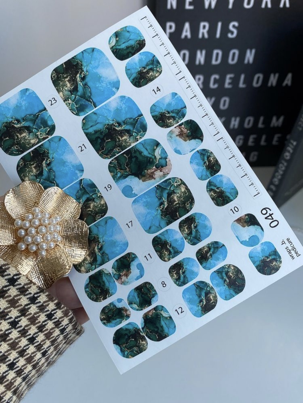 049 nagų plėvelė pedikiūrui