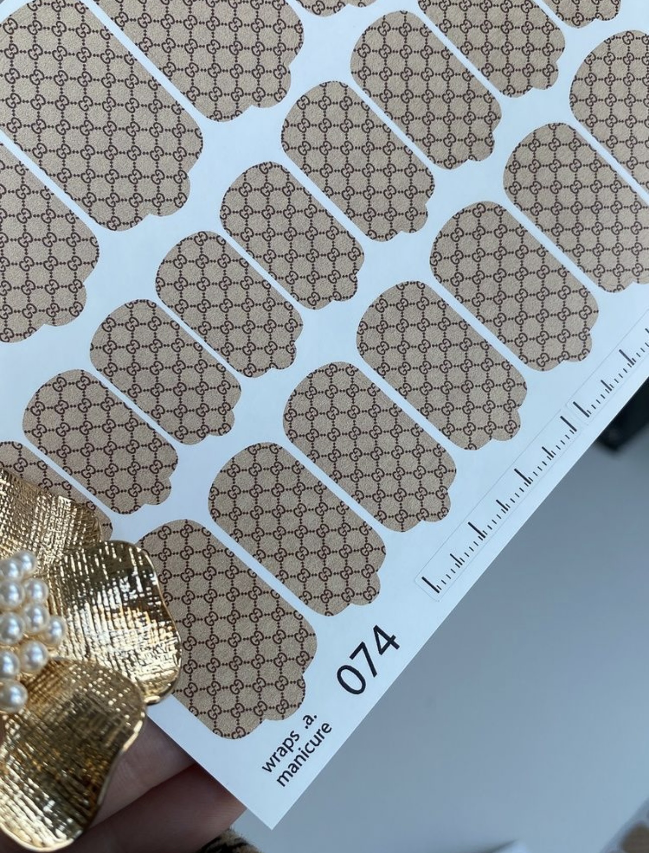 Nagų plėvelės manikiūrui | 074