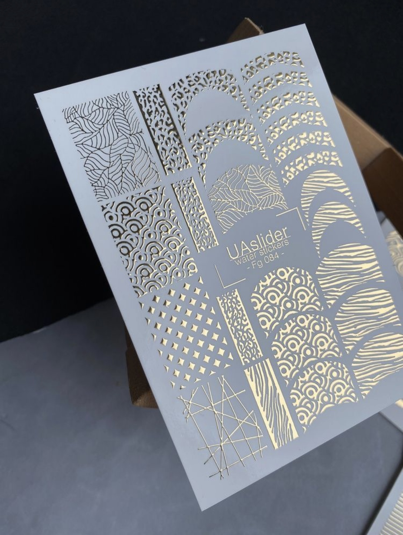 Nagų plėvelės dizainai Fg 084