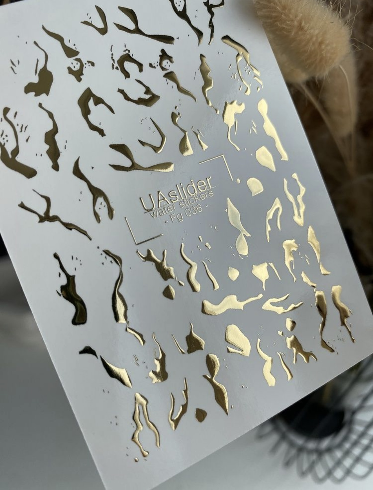 Vandens nagų plėvelės dizainui Fg 036