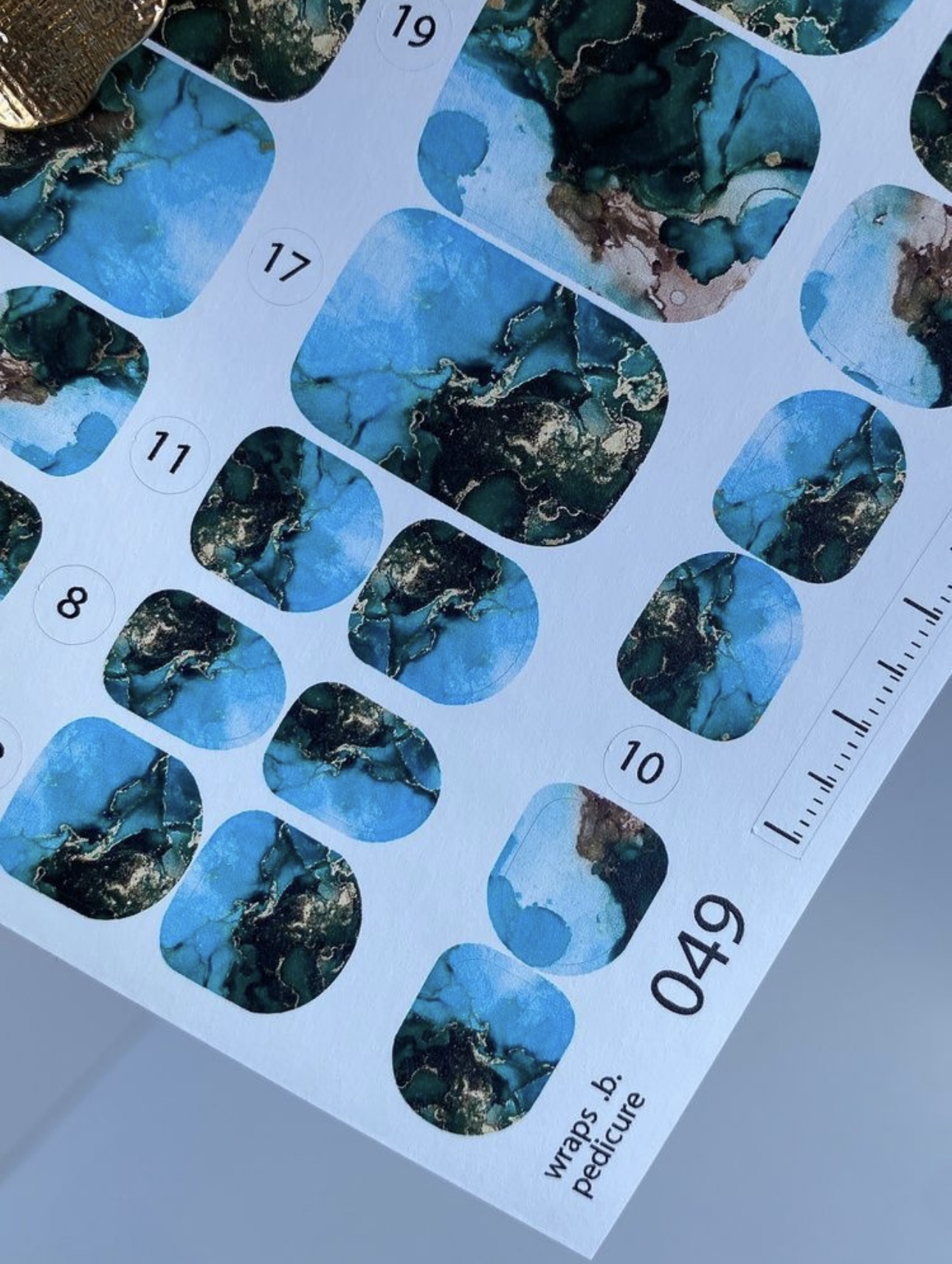 049 nagų plėvelė pedikiūrui