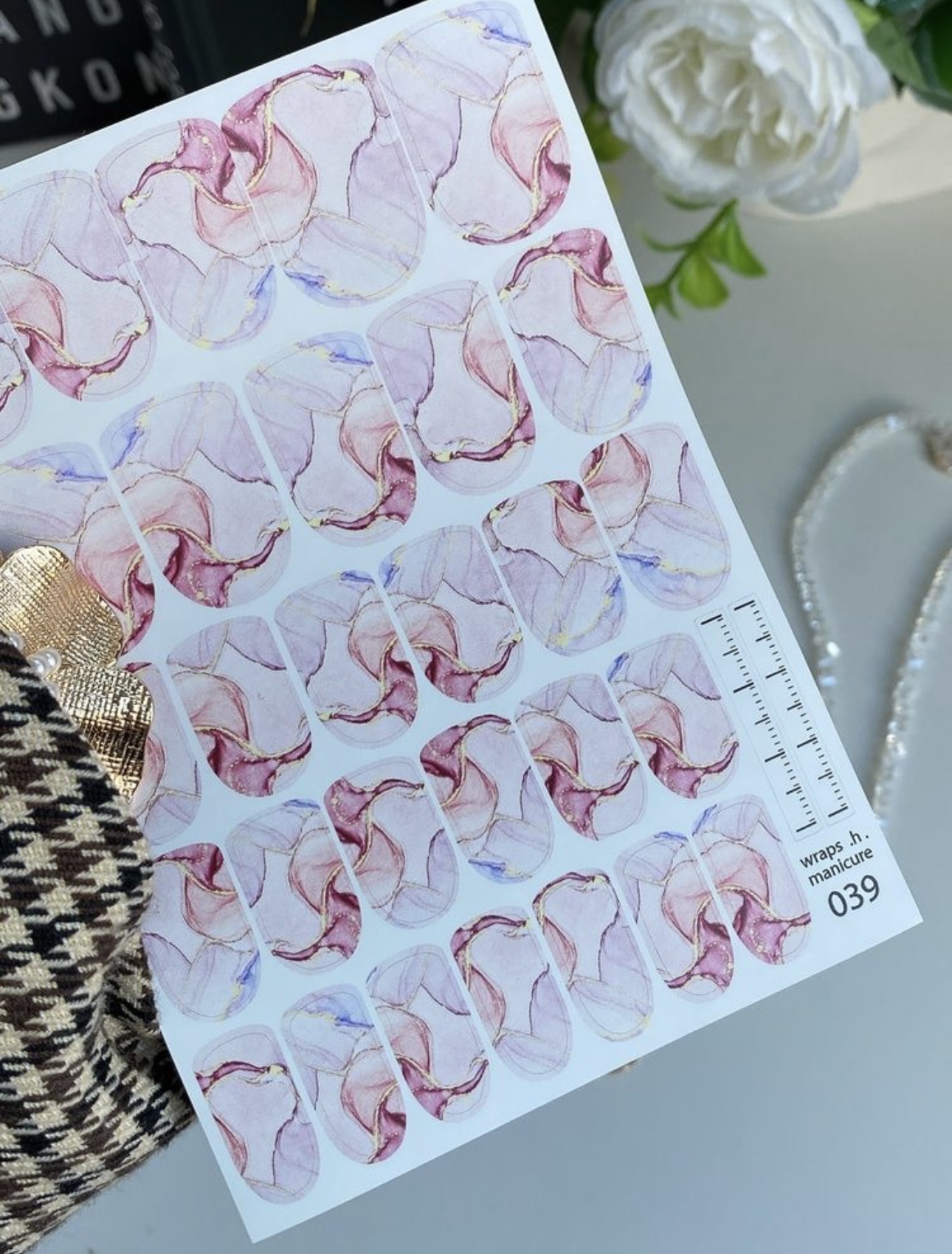 Nagų plėvelės manikiūrui | 039