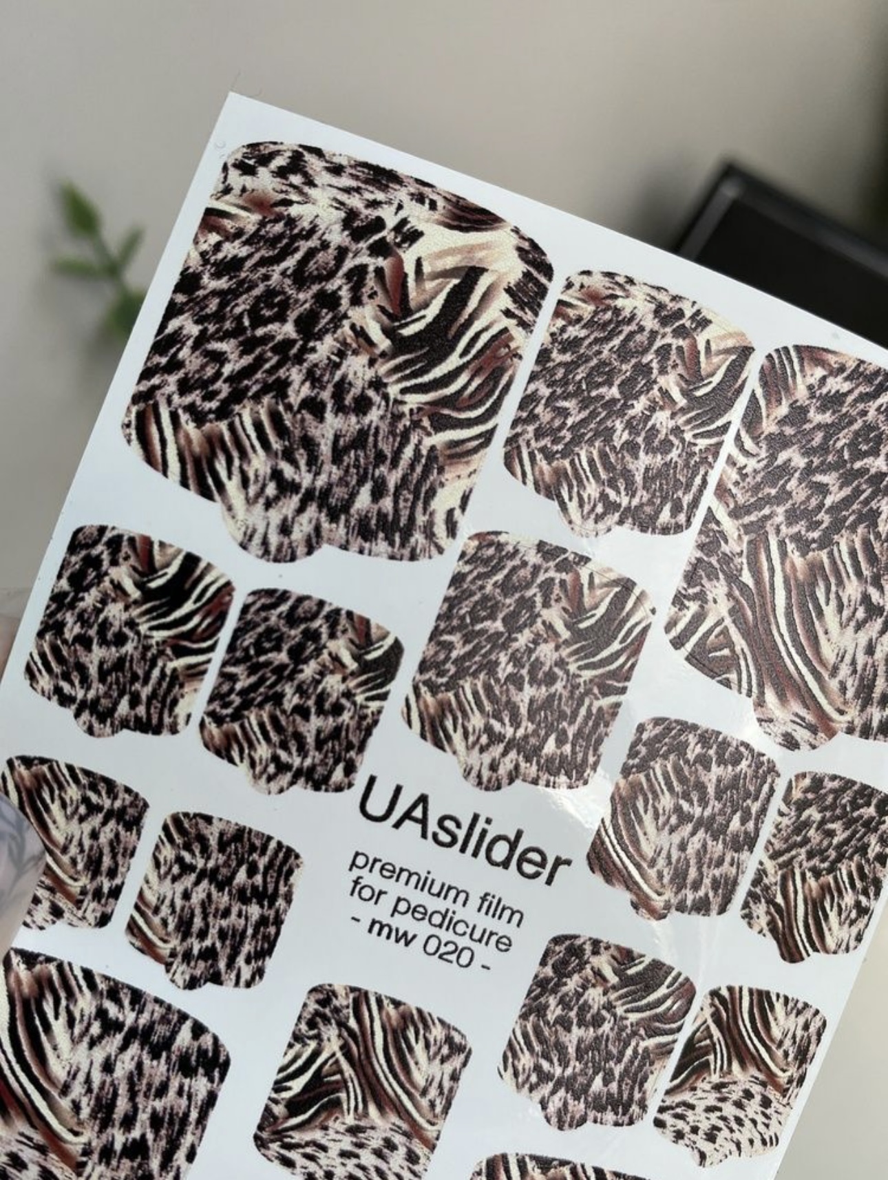 Premium nagų plėvelės pedikiūrui