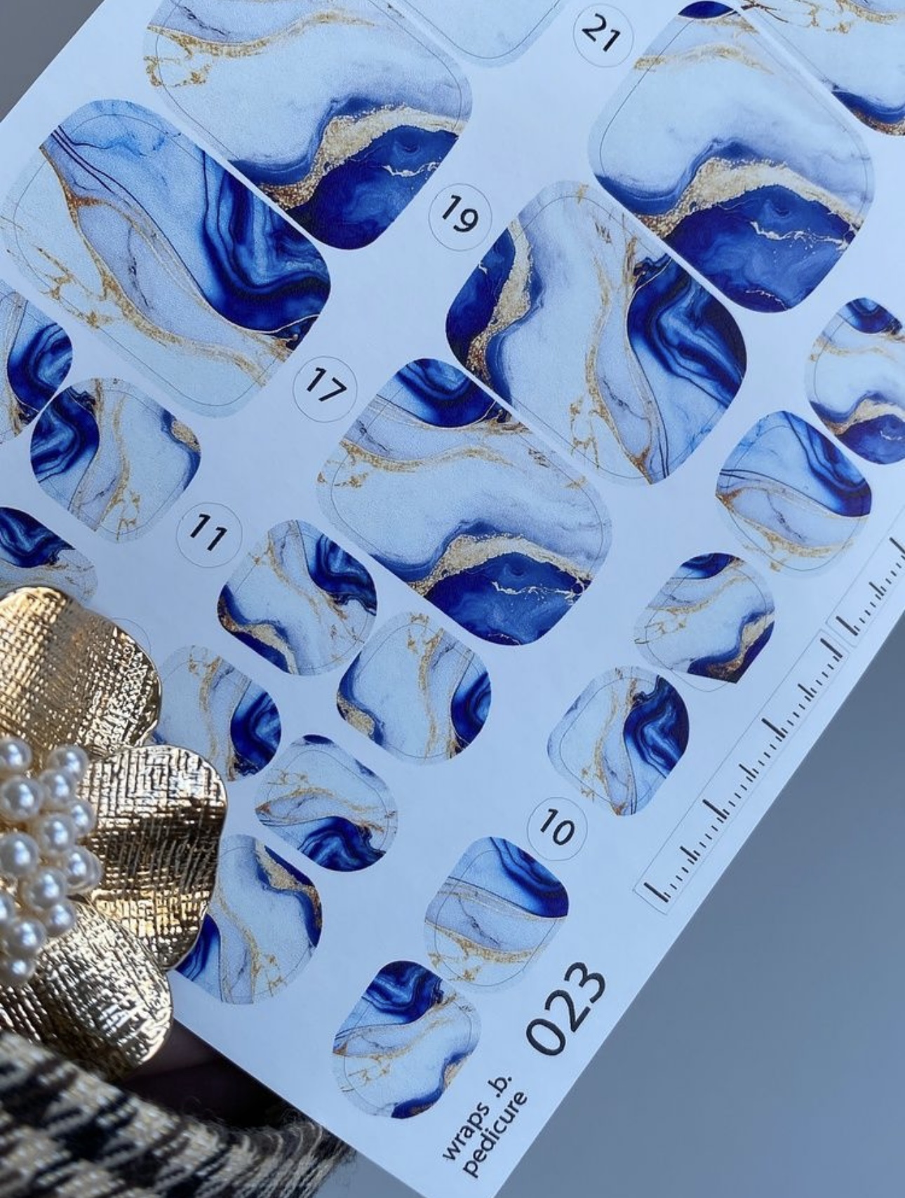 Nagų plėvelės pedikiūrui | 023